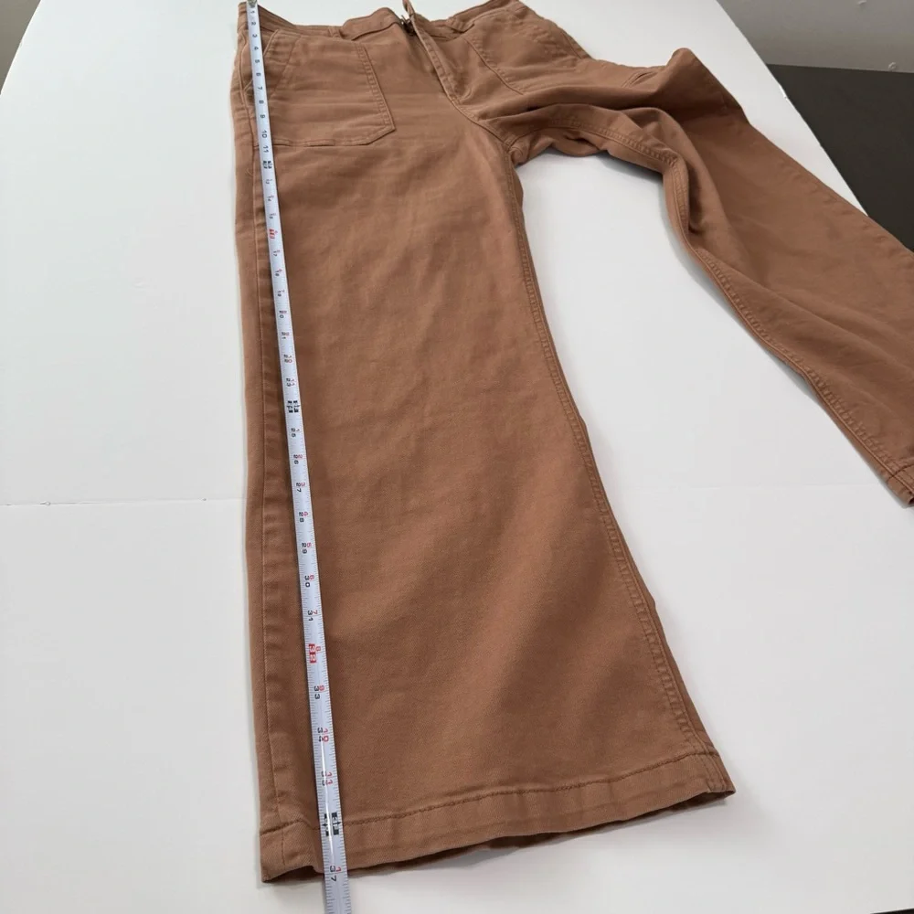 Kut from the Kloth Tan Wide Leg Jeans - Picture 11 of 14